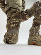 Тактичний військовий костюм з наколінниками Мультикам (Убакс+Штани) 2XL - зображення 6