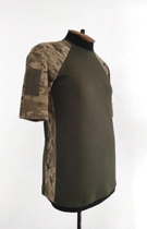 Тактична футболка LAVKA, кулмакс + бавовна, Оліва + піксель, 52 розмір (807224209) - зображення 2