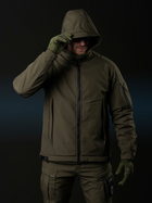 Тактическая куртка утепленная BEZET Softshell Робокоп 6289 2XL Хаки (2000105898678) - изображение 5