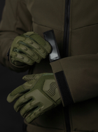 Тактична куртка утеплена BEZET Softshell Робокоп 6289 XS Хакі (2000235558343) - зображення 9