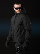 Тактическая куртка утепленная BEZET Softshell Робокоп 5747 XS Черная (2000093211428) - изображение 4