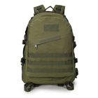 Тактичний похідний рюкзак Military військовий водовідштовхуючий рюкзак 30 л 49x34x16 см Хакі - зображення 4