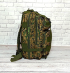 Тактический походный рюкзак Military военный рюкзак водоотталкивающий 25 л 45х24х22 см камуфляж - изображение 7