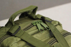 Тактический походный рюкзак Military военный городской рюкзак 25 л 45х24х22 см Хаки - изображение 14