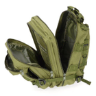 Тактический походный рюкзак Military военный городской рюкзак 25 л 45х24х22 см Хаки - изображение 15