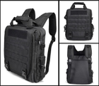 Городской рюкзак Military военный тактический рюкзак сумка 10л 35*28*7 см Черный - изображение 6