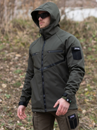Тактична куртка утеплена BEZET Softshell Omega 6281 S Хакі (2000166796296) - зображення 4