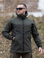 Тактична куртка утеплена BEZET Softshell Omega 6281 XL Хакі (2000211163677) - зображення 5