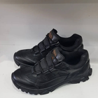 Кроссовки мужские кожаные Demi Season 44 (28.5 см) Демисезон 1208 Ukr-Tec (Чёрный) тактические ботинки - изображение 4