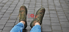 Кросівки чоловічі хакі зелені камуфляж літні сітка 43р код 3043 - зображення 7
