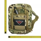 YAKEDA наплічна сумка-кобура ELITE GEN multicam тактична сумка через плече мультикам для пістолета - изображение 10