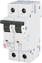 Автоматический выключатель 2p 10А 10kA "D" [2153714] ETIMAT 10 ETI