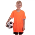 Форма футбольная детская Zelart 1908B размер 24 рост 120-130см Orange-Black