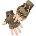 Тактичні рукавички безпалі літні Gloves Мультикам розмір XL (11800) - изображение 3