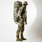Баул армійський піксель, сумка баул армійський 120 л тактичний баул, тактичний баул-рюкзак - зображення 3