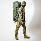 Баул армейский хаки, сумка баул армейский 120 л тактический баул, тактический баул-рюкзак - изображение 3