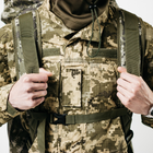 Баул армійський піксель, сумка баул армійський 120 л тактичний баул, тактичний баул-рюкзак - зображення 6