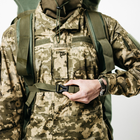 Баул армійський хакі, сумка баул армійський 100 л тактичний баул, тактичний баул-рюкзак - зображення 9