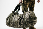 Баул армійський піксель, сумка баул армійський 100 л тактичний баул, тактичний баул-рюкзак - зображення 8