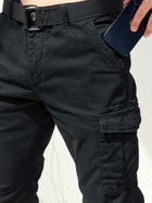 Чоловічі штани карго тактичні чорні 34 (50 розмір) - зображення 7