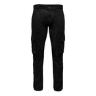 Чоловічі штани карго тактичні чорні 35 (50/52 розмір) - зображення 4