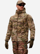 Тактична куртка утеплена BEZET Softshell 6976 XL Камуфляжна (2000140465439) - зображення 1