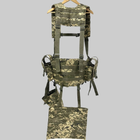 РПС Полный комплект с под сумками для магазинов АК, для гранат, сброса магазинов, с сидушкой - каремат. Pixel - изображение 3