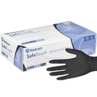 Перчатки Medicom SafeTouch® Black - M • Черные нитриловые - неопудренные - изображение 3