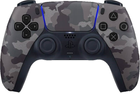 Bezprzewodowy gamepad Sony PlayStation DualSense w szarym kamuflażu - obraz 1