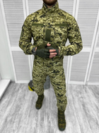 Тактический военный костюм Уставной ГОСТ ( Китель + Штаны ), Камуфляж: Пиксель, Размер: 50/4 - изображение 1