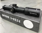 Оптичний приціл Vector Optics Aston 1-6x24 SFP (5002817). Сітка VTC-A з підсвічуванням - зображення 3