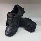Кроссовки мужские кожаные Demi Season 45 (29 см) Демисезон 1208 Ukr-Tec (Черные) тактические ботинки - изображение 5