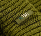 Тактическая зимняя M-Tac шапка вязаная 100% акрил Olive, тактическая военная шапка цвет олива для ВСУ! - изображение 5