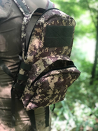 Военный тактический штурмовой рюкзак в расцветке пиксель на 20 литров с системой MOLLE для туристов и военных - изображение 4