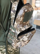 Военный тактический штурмовой рюкзак в расцветке пиксель на 20 литров с системой MOLLE для туристов и военных - изображение 5