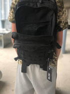 Военный тактический штурмовой рюкзак MIL-TEC из Германии черный на 36 литров для военных ЗСУ - изображение 4