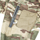 Тактическая флисовая кофта S.archon HSD06 Camouflage CP S военная толстовка армейская - изображение 5