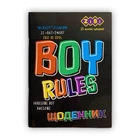 Дневник школьный BOY RULES, А5 40листов, мягк. обл., скоба SMART Line ZB.13106 ZiBi (4823078933812)