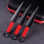 Ножи (сталь) метательные комплект 3 в 1 Кунаи Наруто Красный Дракон - изображение 2