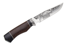 Нож Нескладной Охотничий Ястреб Кожаный Чехол DS72 - изображение 3