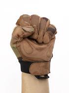 Перчатки тактические полнопалые, сенсорные Emerson Мультикамуфляж XL - изображение 5