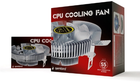 Chłodzenie CPU Gembird Air Chłodzenie CPU 9 cm przezroczyste (CPU-HURACAN-X40) - obraz 6