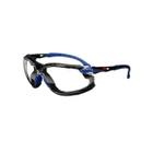 Захисні окуляри тактичні трансформери 3M Solus Blue/Black Kit Clear 3 в 1 (176040) - зображення 4