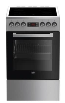 Плита Beko FSM57300GX електрична склокерамічна, 55л, 50x60см, дисплей, конвекція, нерж