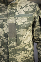 Чоловічий армійський костюм для ЗСУ тактична форма ріп-стоп Україна Піксель 7113 52 розмір - зображення 2