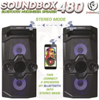 Głośnik przenośny Rebeltec SoundBox 480 Portable Bluetooth Stereo Speaker 50W RMS Black (AKGRLTGLO0004) - obraz 4