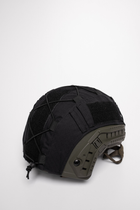 Тактический Кавер для Шлема FAST Размер M Черный Маскировочный Чехол для Шлема - изображение 6