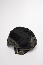 Тактический Кавер для Шлема FAST Размер L Черный Маскировочный Чехол для Шлема - изображение 4