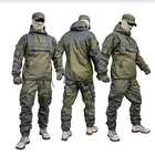 Тактичний костюм, військова форма ЗСУ Гірка куртка-анорак штани водонепроникний олива р. 2XL- 3XL 3-4 рост - зображення 1