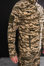 Кофта флісова чоловіча військова тактична з липучками під шеврони ЗСУ Піксель 8712 52 розмір хакі - зображення 5